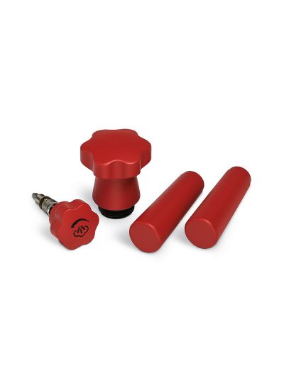 La Pavoni Wooden handles red kit