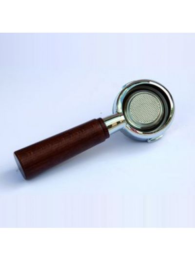 La Pavoni Filter holder Fascino Bottomless Chrome Wood Handle