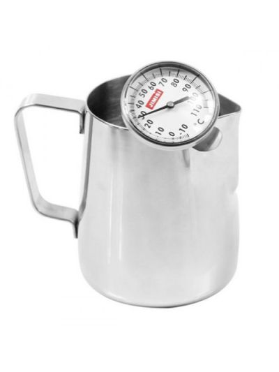 Caffè Italia Milk Pitcher + Milk Thermometer