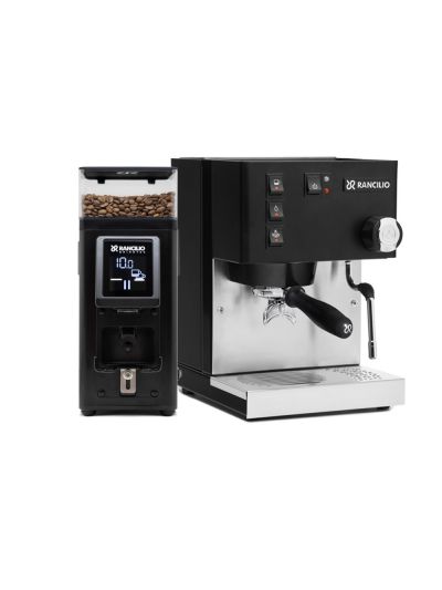 Rancilio Silvia V6 Black E & Rancilio Stile Black