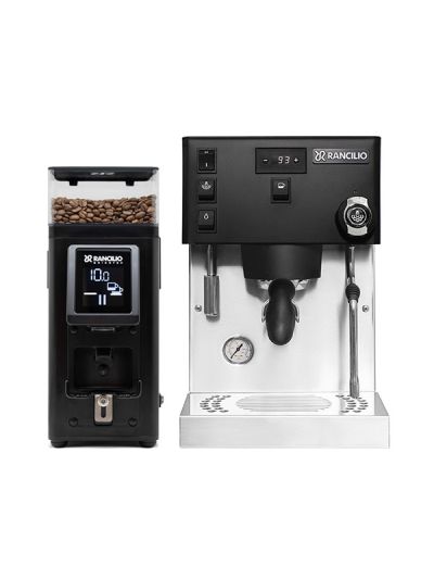 Rancilio Silvia Pro X Black & Rancilio Stile Black